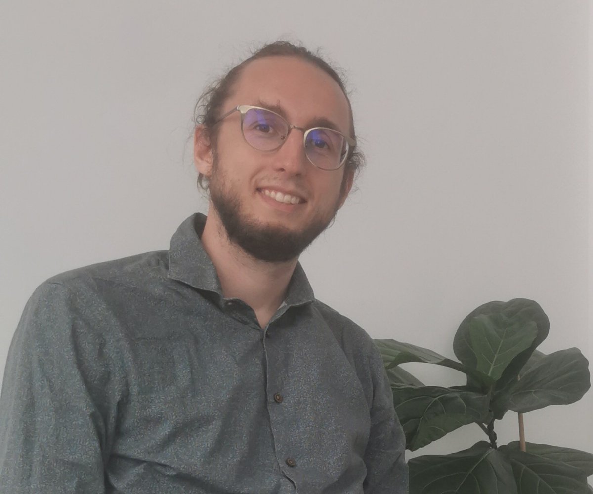 André Dörfer im Therapieraum in der Wunnensteinstraße, Stuttgart-Ost.
